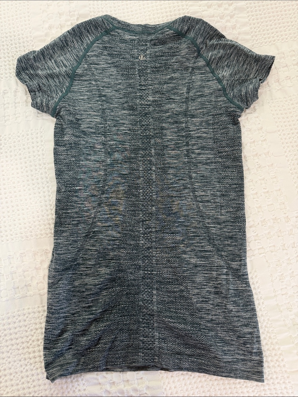 lululemon athletica Women's Swiftly Short Sleeve Tech Tee in Heathered Teal